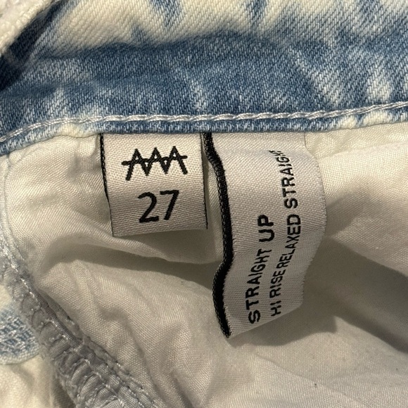 ZVY 27 Straight Up HiRise Acid Washed RelaxedJeans - Picture 6 of 7